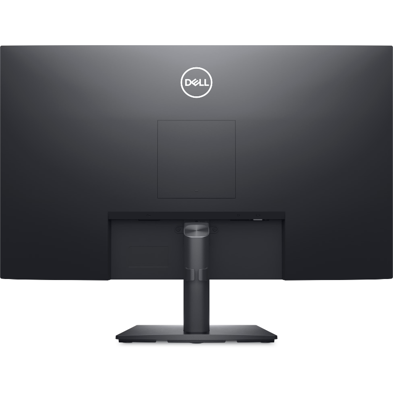 Black Dell monitor on a white background