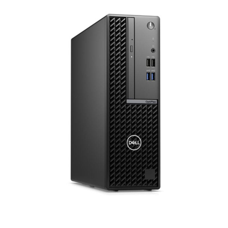 Dell computer tower on a white background