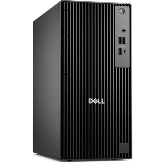 Dell computer tower on a white background