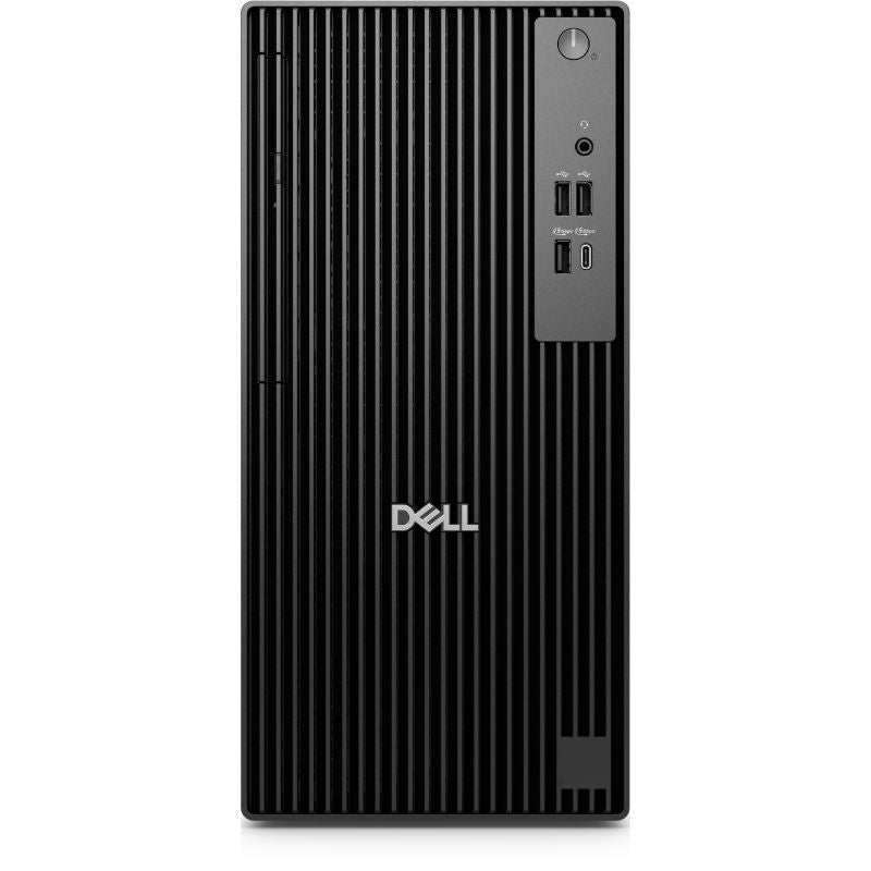 Dell desktop computer tower on a white background