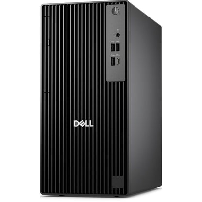 Dell desktop computer tower on a white background