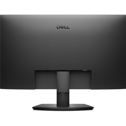Black Dell computer monitor on a white background