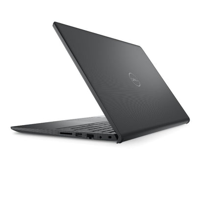 Black Dell laptop on a white background
