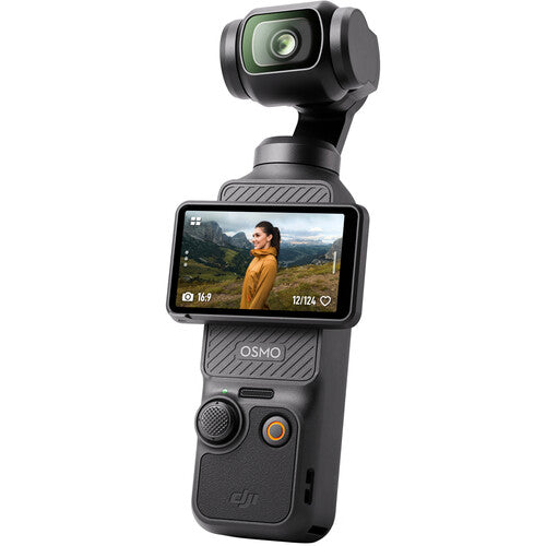 DJI Osmo camera on a white background