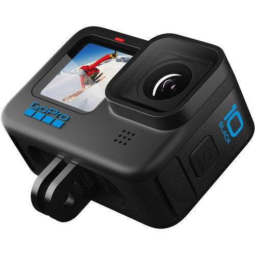 GoPro Hero10 Black action camera on a white background