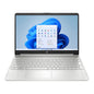 HP 15s-fq5318TU Core i7 12th Gen 8GB RAM 512GB SSD- 9A8X1PA Laptop with a blue wallpaper and open application on the screen
