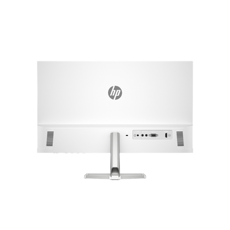 HP monitor with logo on a white background