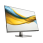 HP monitor with colorful display on a white background