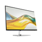 monitor with colorful display on a white background