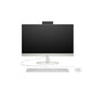 Computer monitor with keyboard and mouse on a white background