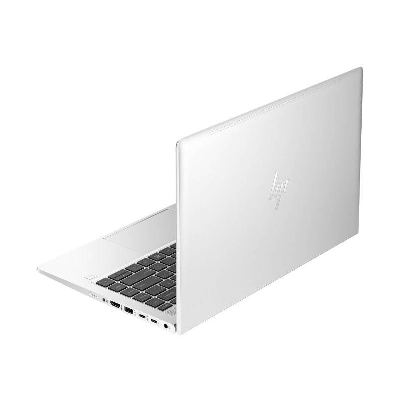 White laptop on a white background