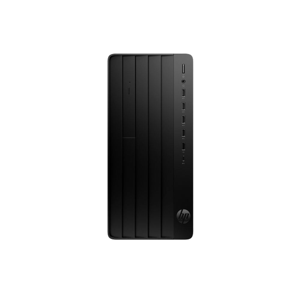 Black HP Pro Tower 290 G9 Core i7 12th Gen 8GB RAM 512GB SSD computer tower on a white background