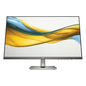Computer monitor with colorful display on a white background