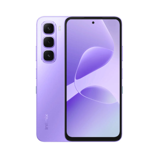 Smartphone with a gradient design on a white background