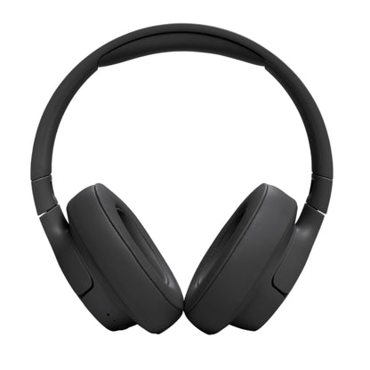 Black over-ear headphones on a white background