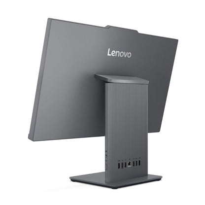 Lenovo computer monitor with stand on a white background