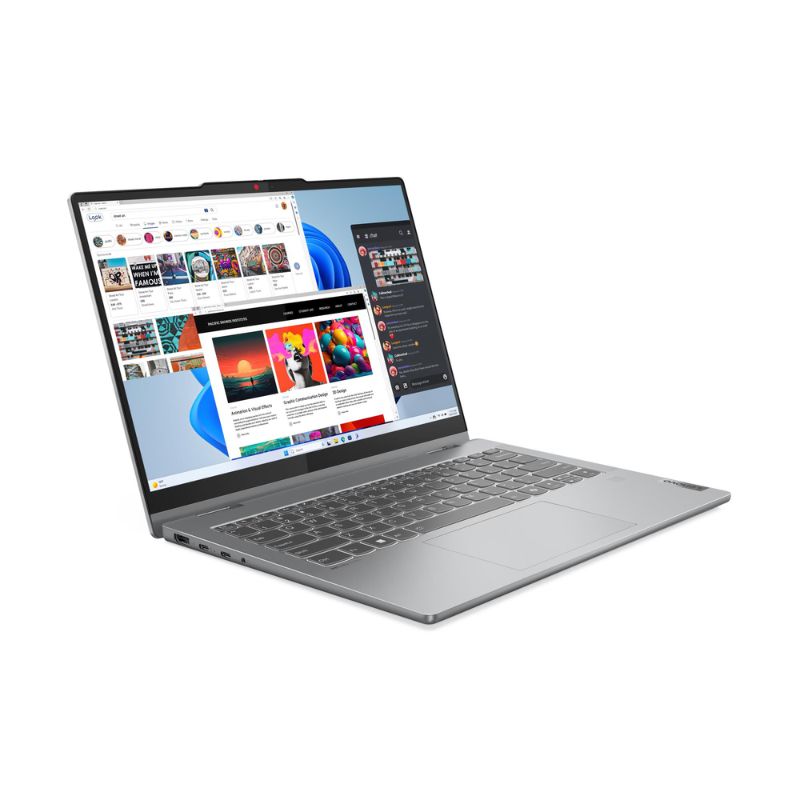 Laptop on a white background