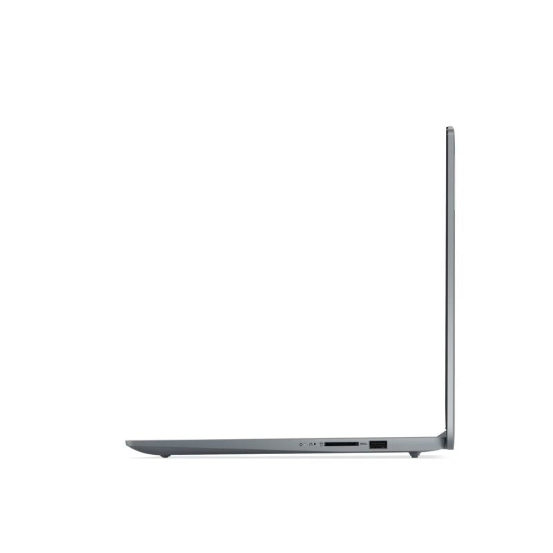 side view for Lenovo IdeaPad Slim 3 15IRU8 Core i3 13th Gen 8GB RAM 256GB SSD-82X700DBUE laptop on a white background