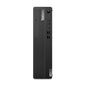 Black Lenovo ThinkCentre mini PC on a white background