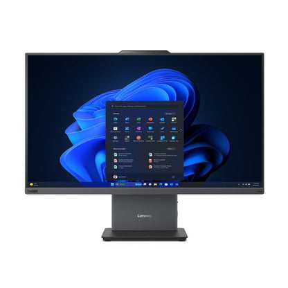 Lenovo ThinkCentre neo 50a 24 Gen 5 Core 7 240H 8GB RAM 512GB SSD-12SC009EUM with a blue abstract wallpaper on a white background