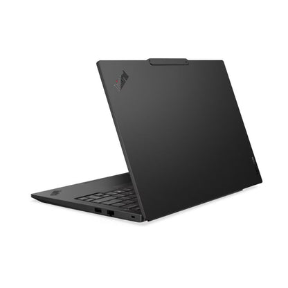 Black laptop on a white background