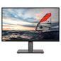 Monitor displaying a scenic image of a sailboat on water with a sunset.