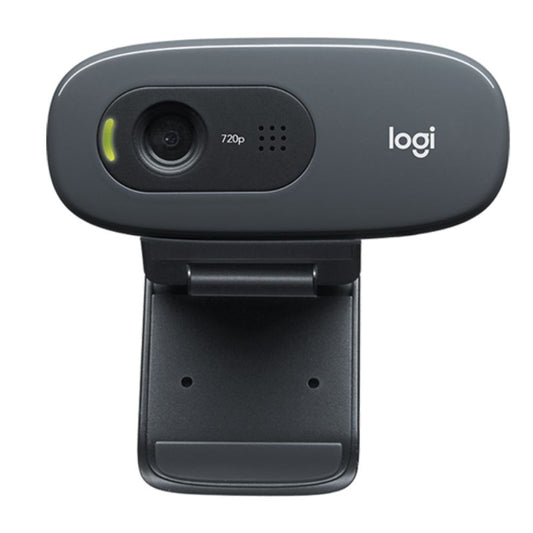 Logitech webcam on a white background