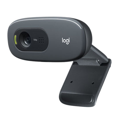 Logitech webcam on a white background