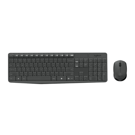 Logitech MK235 Wireless Keyboard and Mouse Combo on a white background