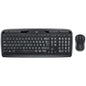 Logitech keyboard and mouse set on a white background