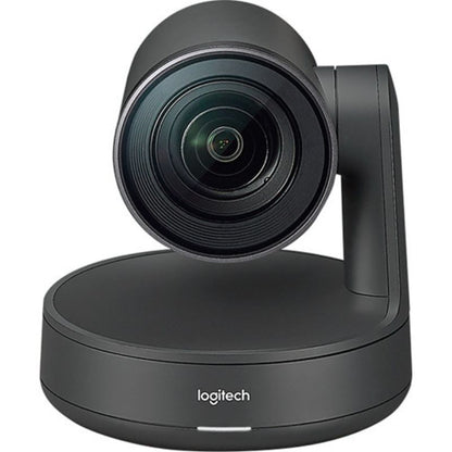 Logitech video conference camera on a white background
