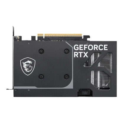 GeForce RTX graphics card with a brand logo on a white background
