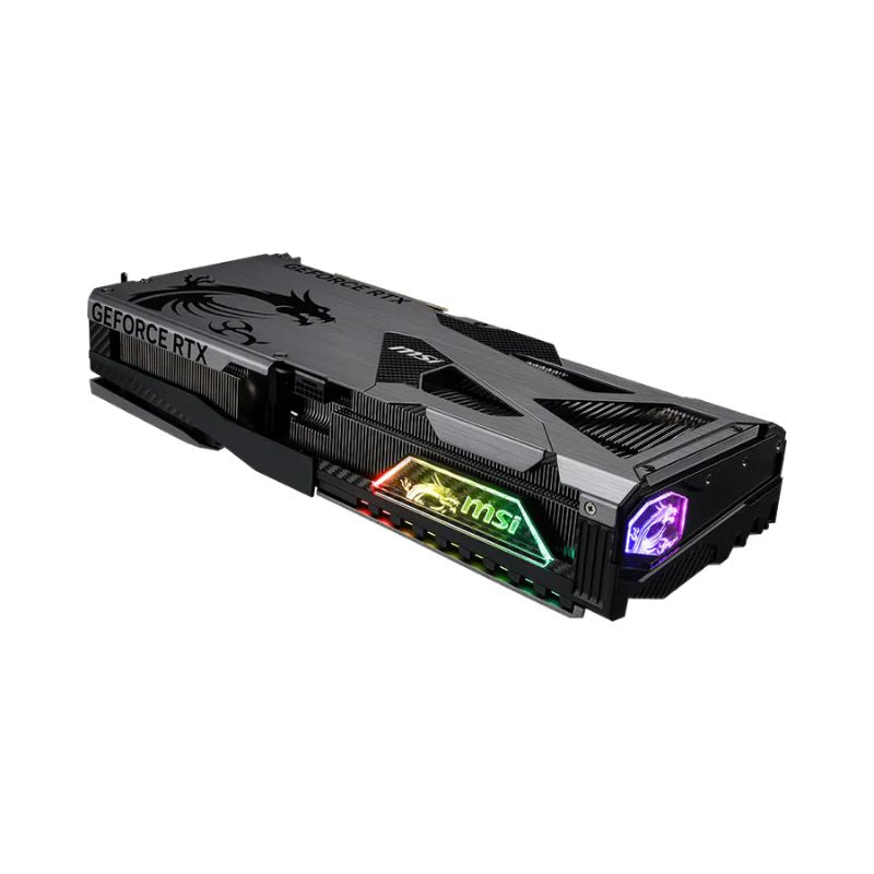 MSI GeForce RTX graphics card on a white background