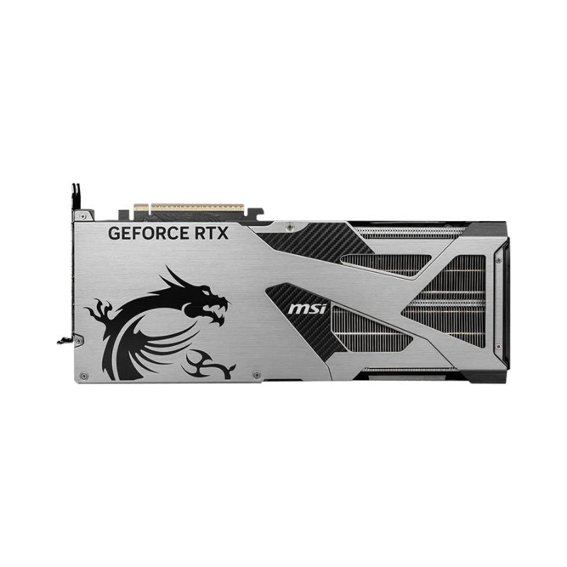 MSI GeForce RTX graphics card on a white background