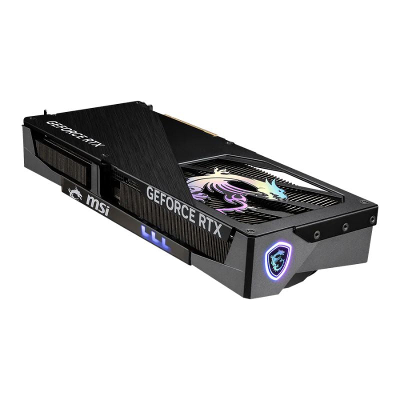 MSI GeForce RTX graphics card on a white background