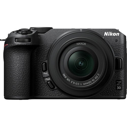 Nikon Z30 camera on a white background