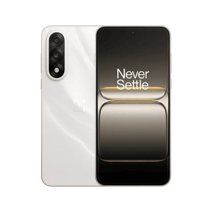 Oneplus Nord 5 5G 12GB RAM 512GB ROM Smartphone with 'Never Settle' slogan on a white background