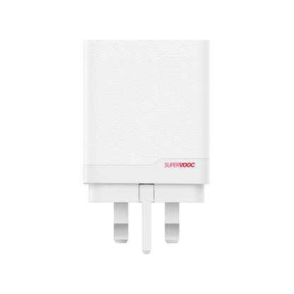 OnePlus SUPERVOOC 120W Power Adapter on a white background