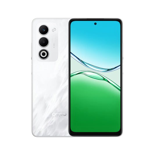 Smartphone with gradient design on a white background