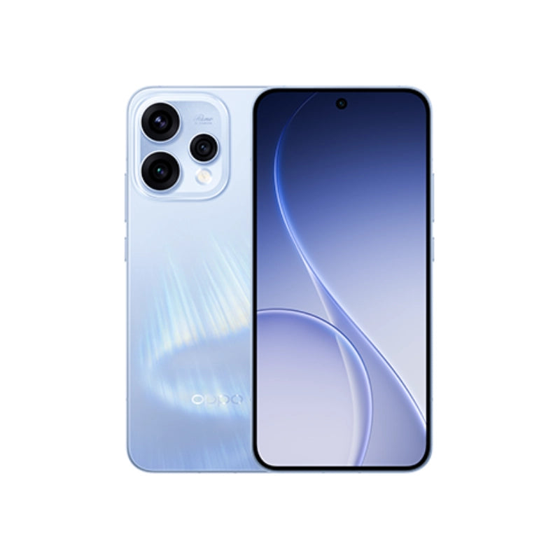 Smartphone showing back and front views on a white background