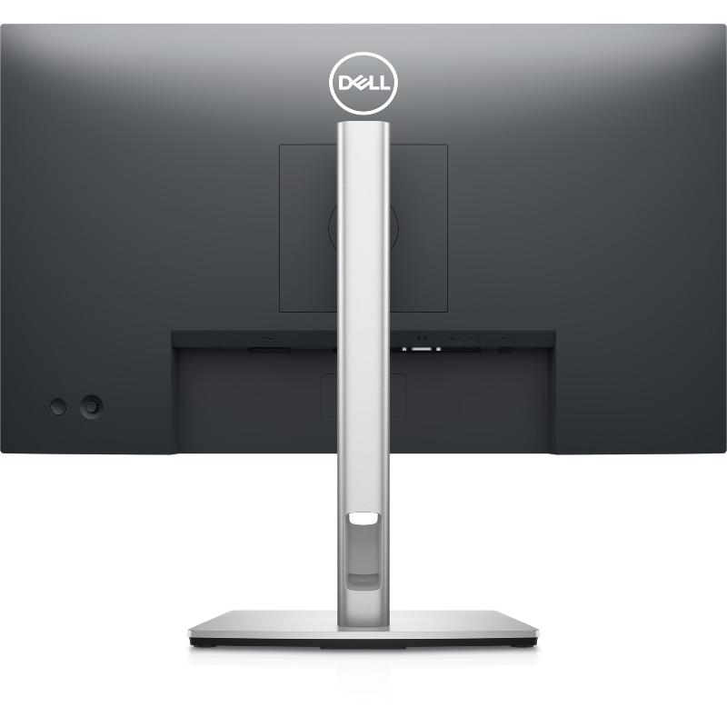 Dell monitor with a stand on a white background