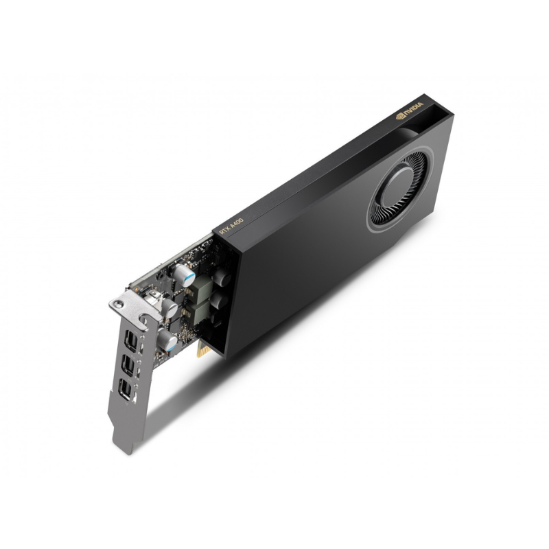 Computer graphics card on a white background