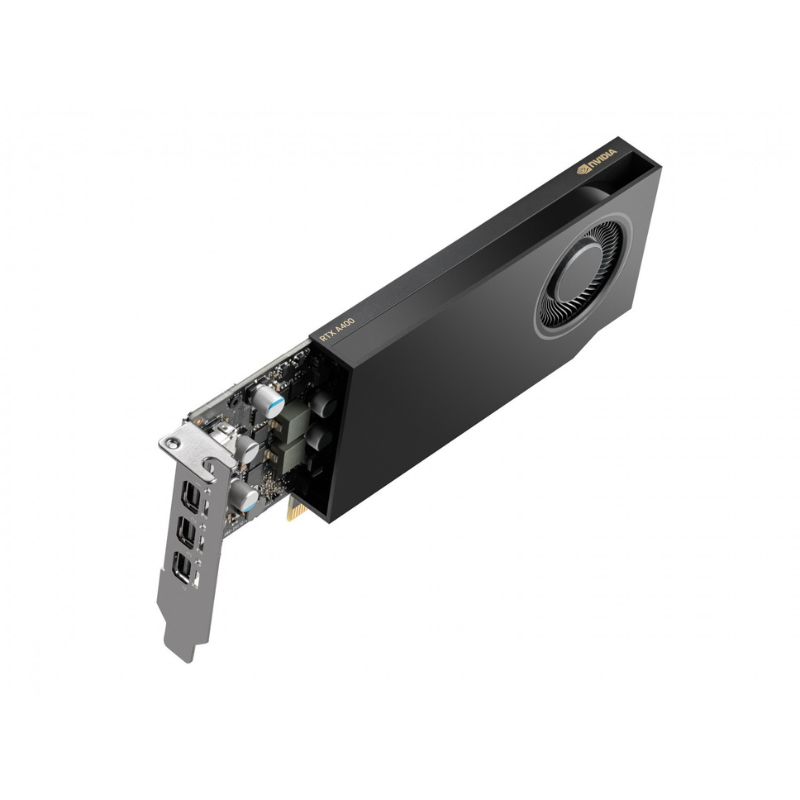 Computer graphics card on a white background