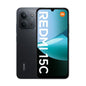 Redmi 15C smartphone showing front and back on a white background