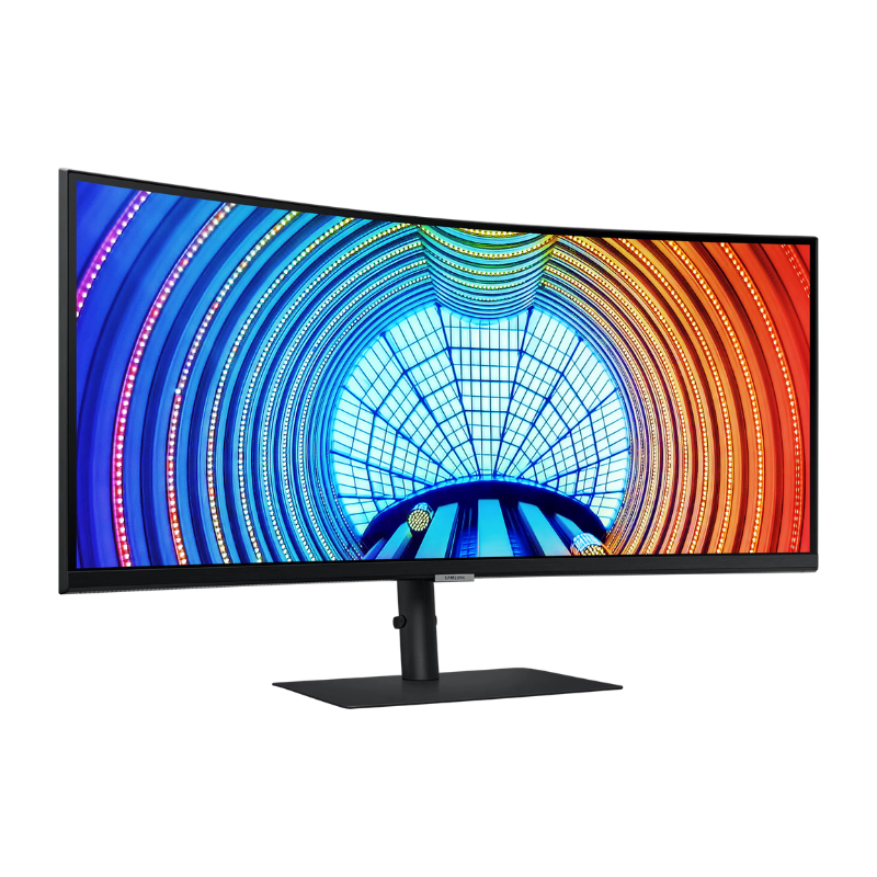 Samsung LS34A654UBNXGO S6 ViewFinity 34" Ultra‑Wide Monitor on a white background