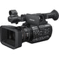 Sony professional video camera on a white background