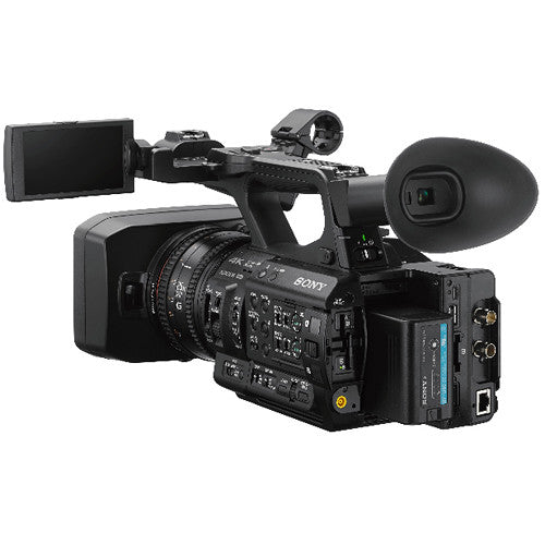Sony video camera on a white background