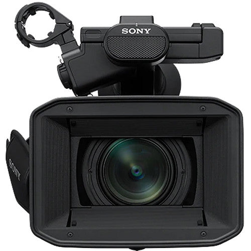 Sony video camera on a white background
