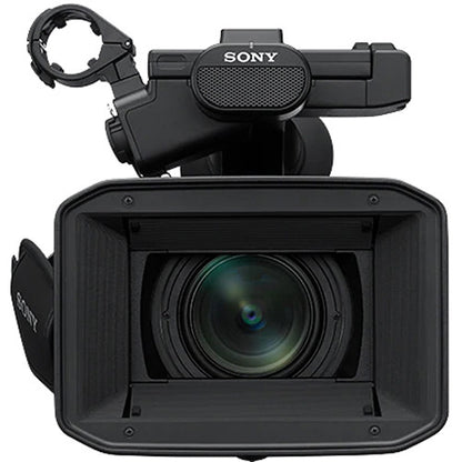 Sony video camera on a white background