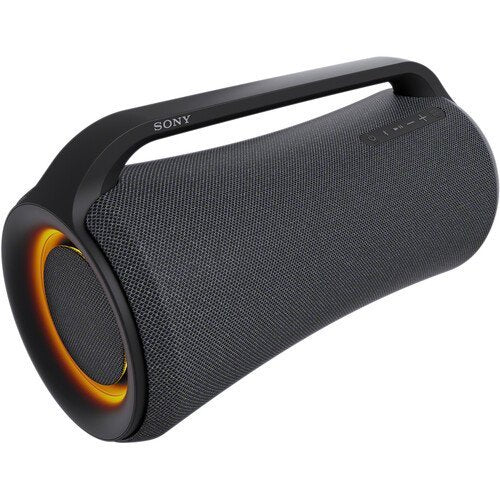 Sony portable speaker on a white background